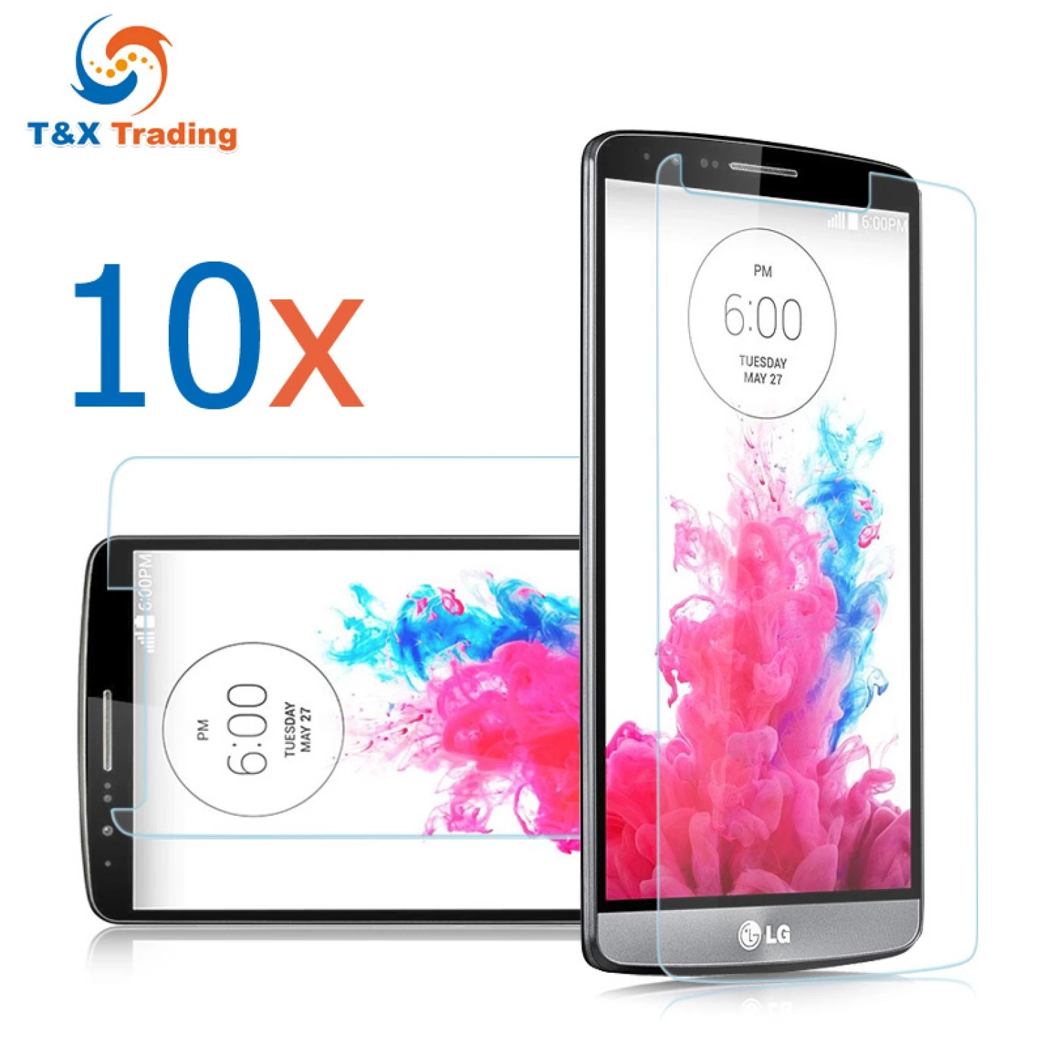LG G6 BOX (10Pcs) Tempered Glass Screen Protector