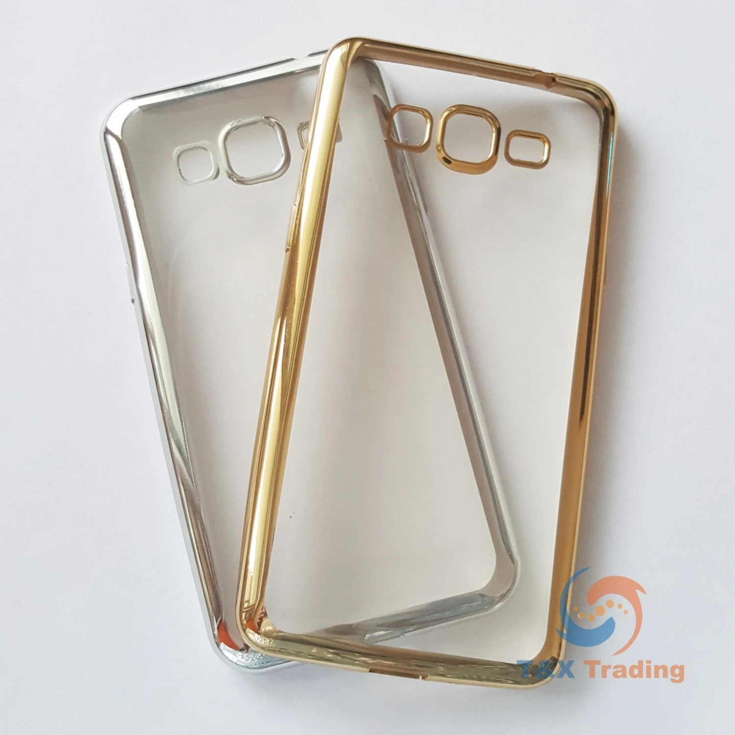 Samsung Galaxy Grand Prime - Chrome Edge Silicone Case