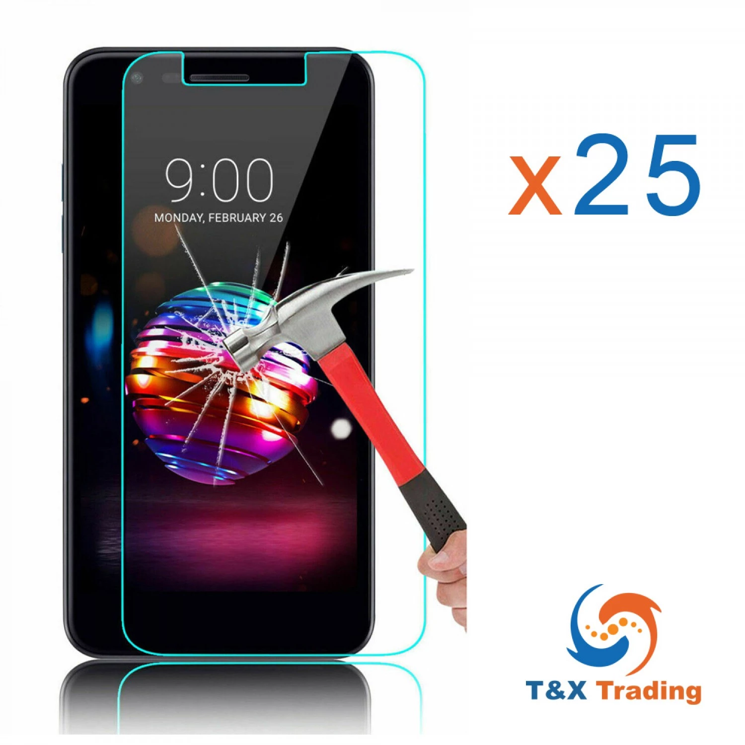 LG K30 2019 Bulk (25Pcs) Tempered Glass Screen Protector