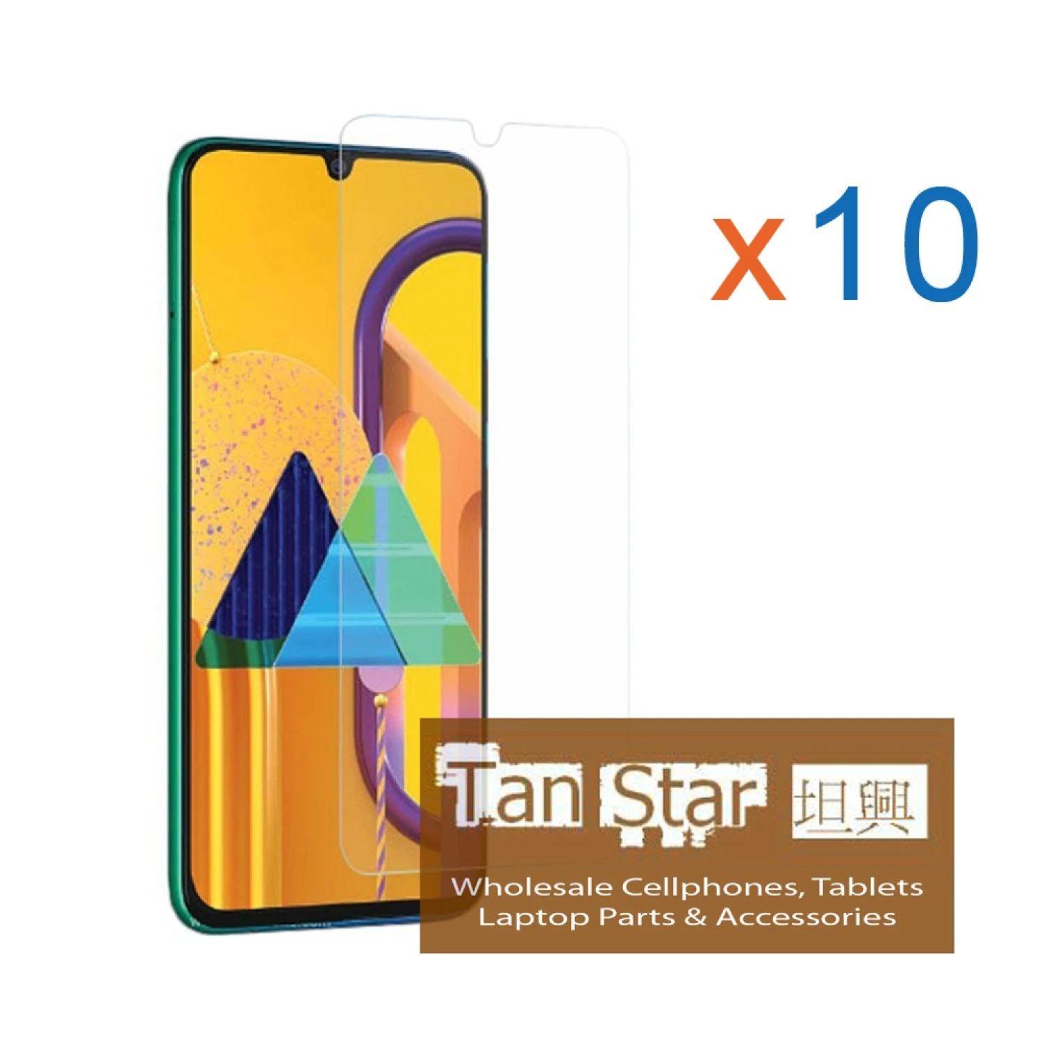 Samsung Galaxy M30S / A10 BOX (10pcs) Tempered Glass Screen Protector