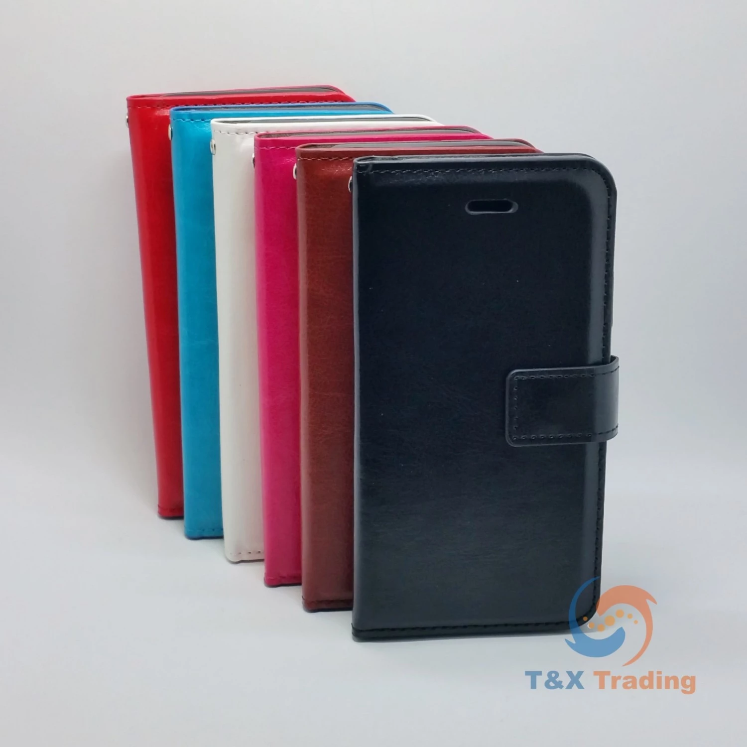 Apple iPhone X / XS - Book Style Wallet Case with Strap