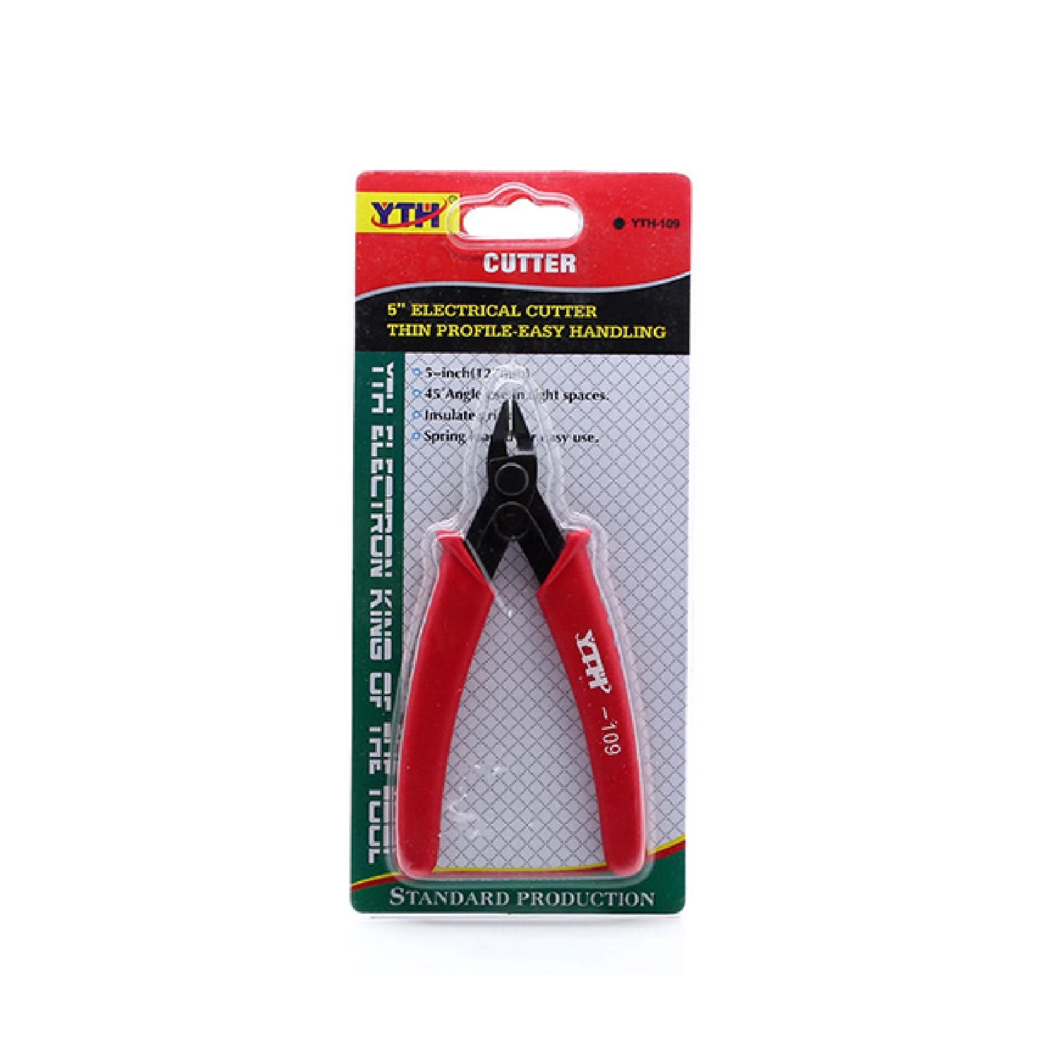 YTH-109 - Professional Diagonal Micro Wire Cutters Stainless Steel Snipper Pliers