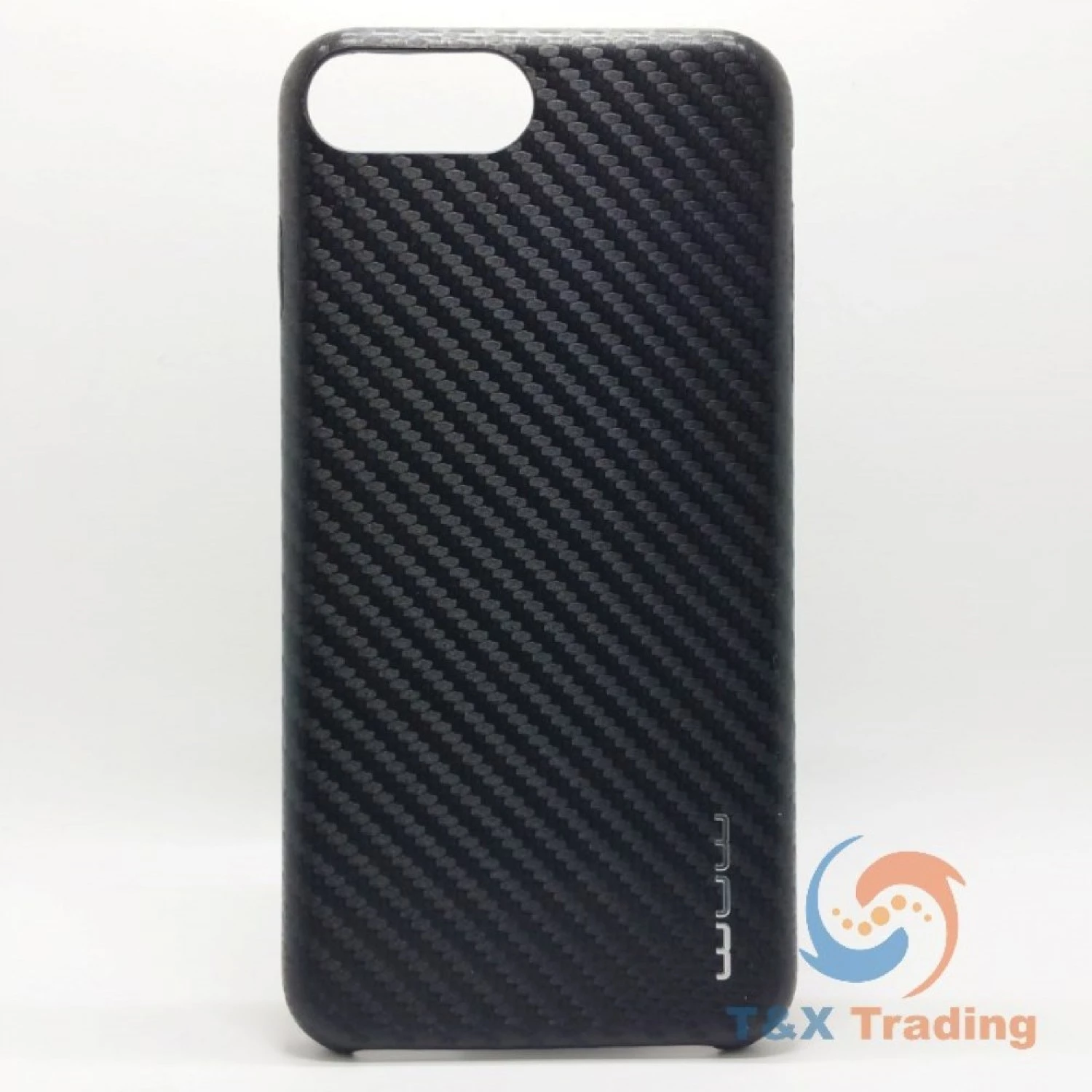 Apple iPhone 7 Plus / 8 Plus - WUW Black Carbon Fiber Case