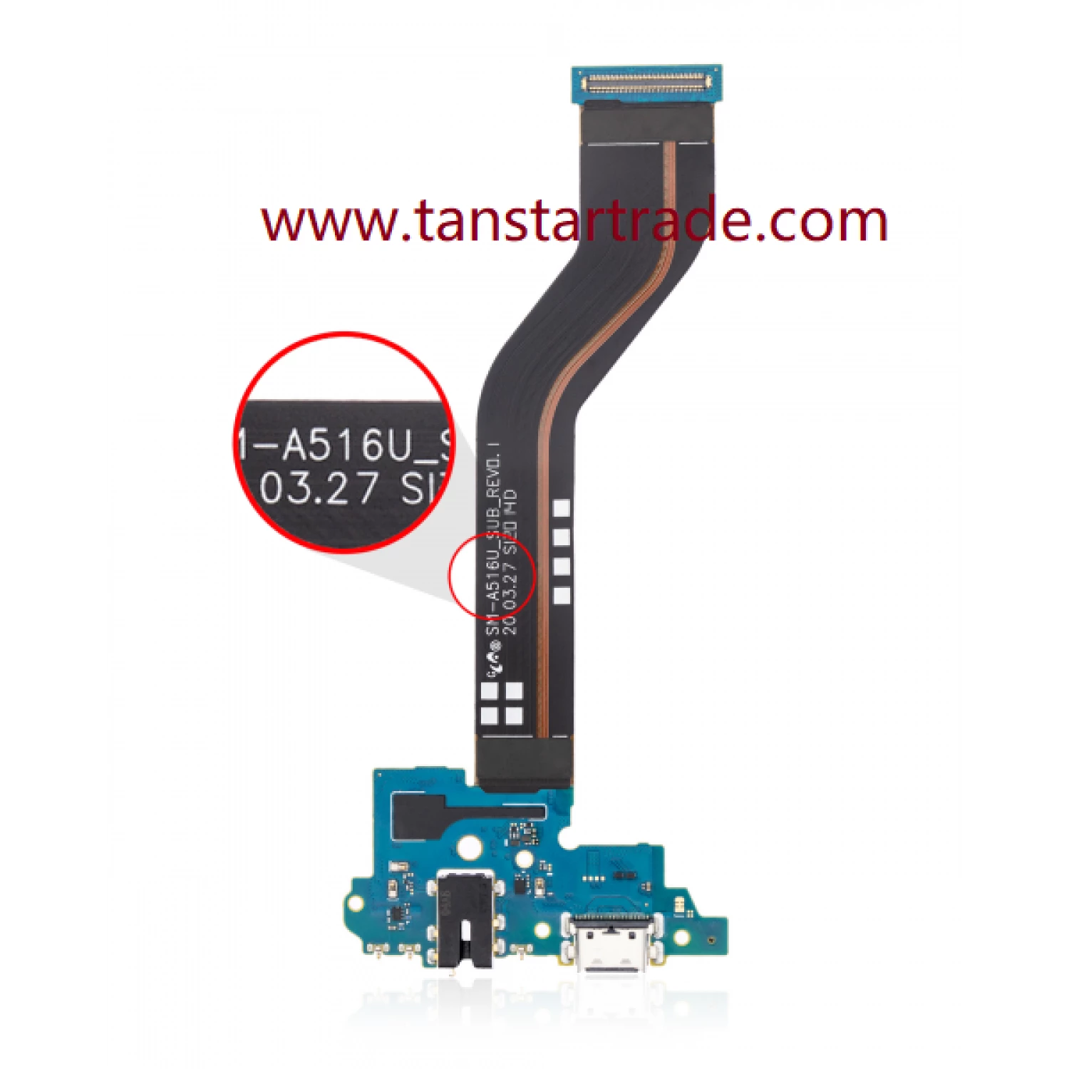 charging port assembly A516U (North American Vers.) for Samsung Galaxy A51 5G A516