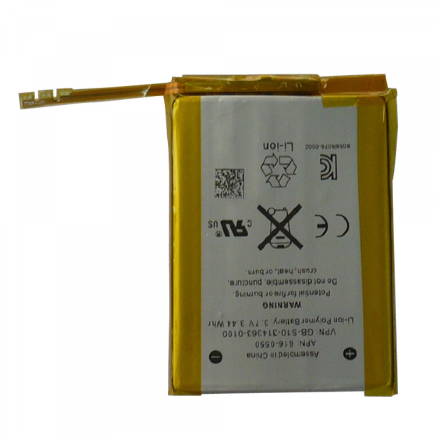 Replacement battery for iPod touch 4