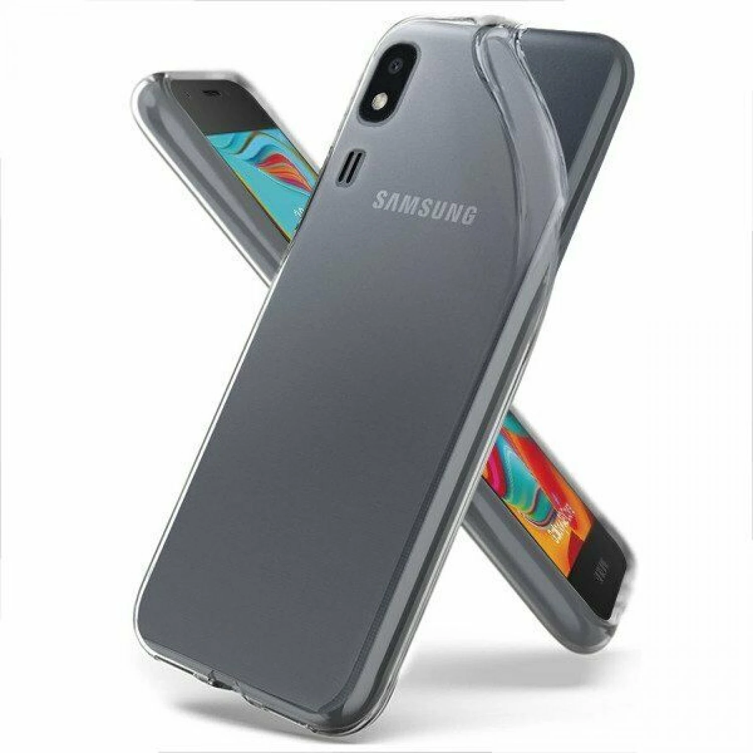 Samsung Galaxy A2 Core - Silicone Phone Case With Dust Plug