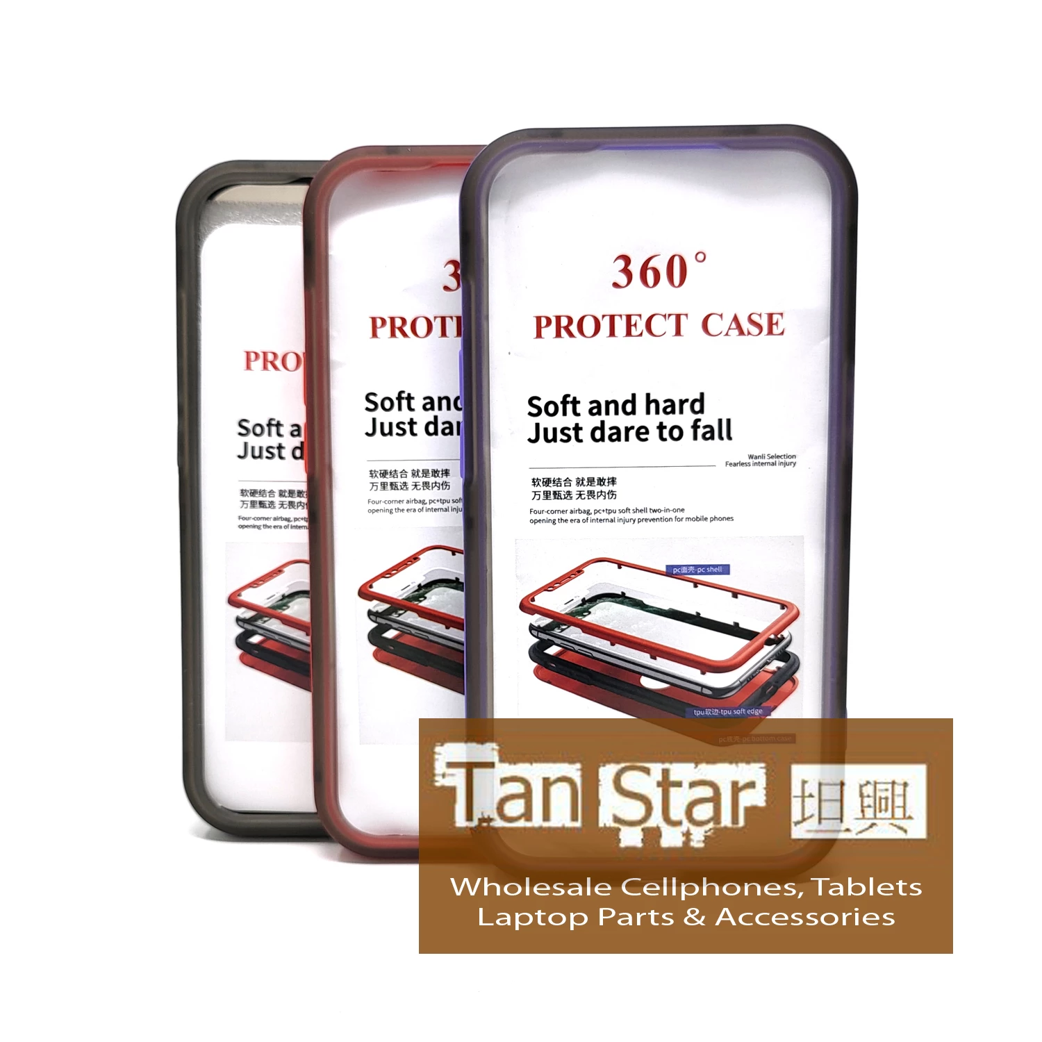 Apple iPhone 13 Pro - 360 Dare Cover Soft Touch Shockproof Phone Case