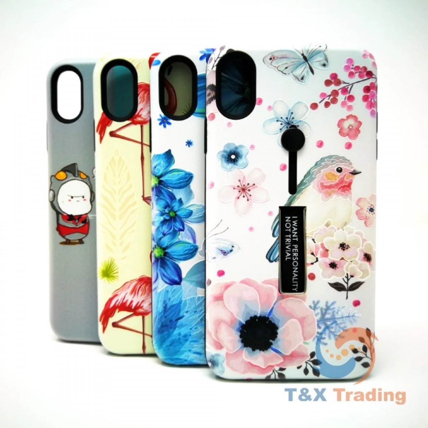 Apple iPhone X / XS - I Want Personality Not Trivial Case with Kickstand