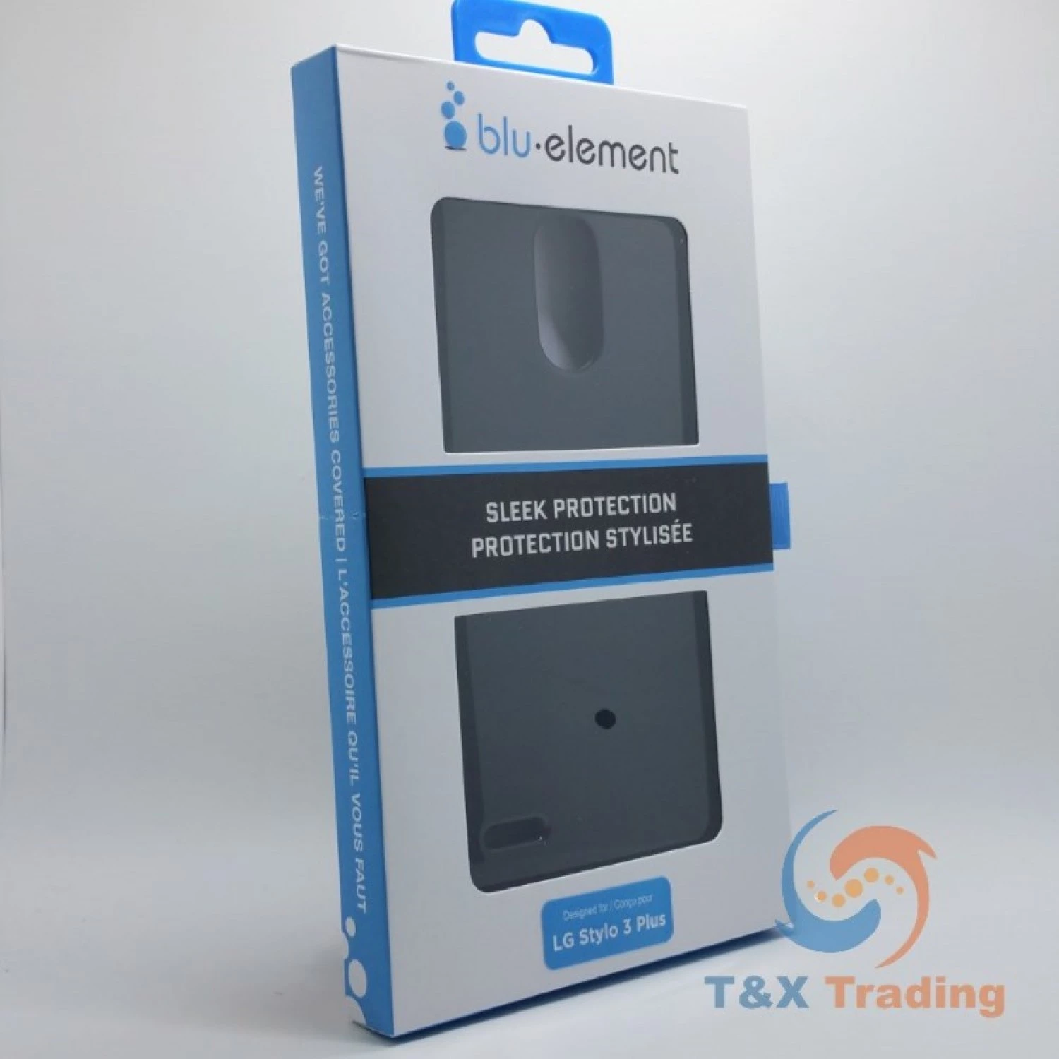 LG Stylo 3 Plus - Blue-Element Silicone Phone Case