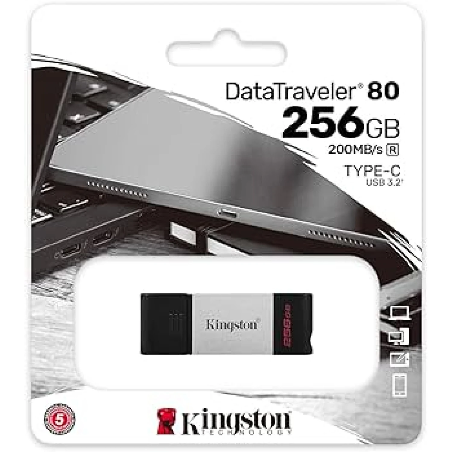 Kingston Type-C USB 3.2 256GB USB Flash Drive