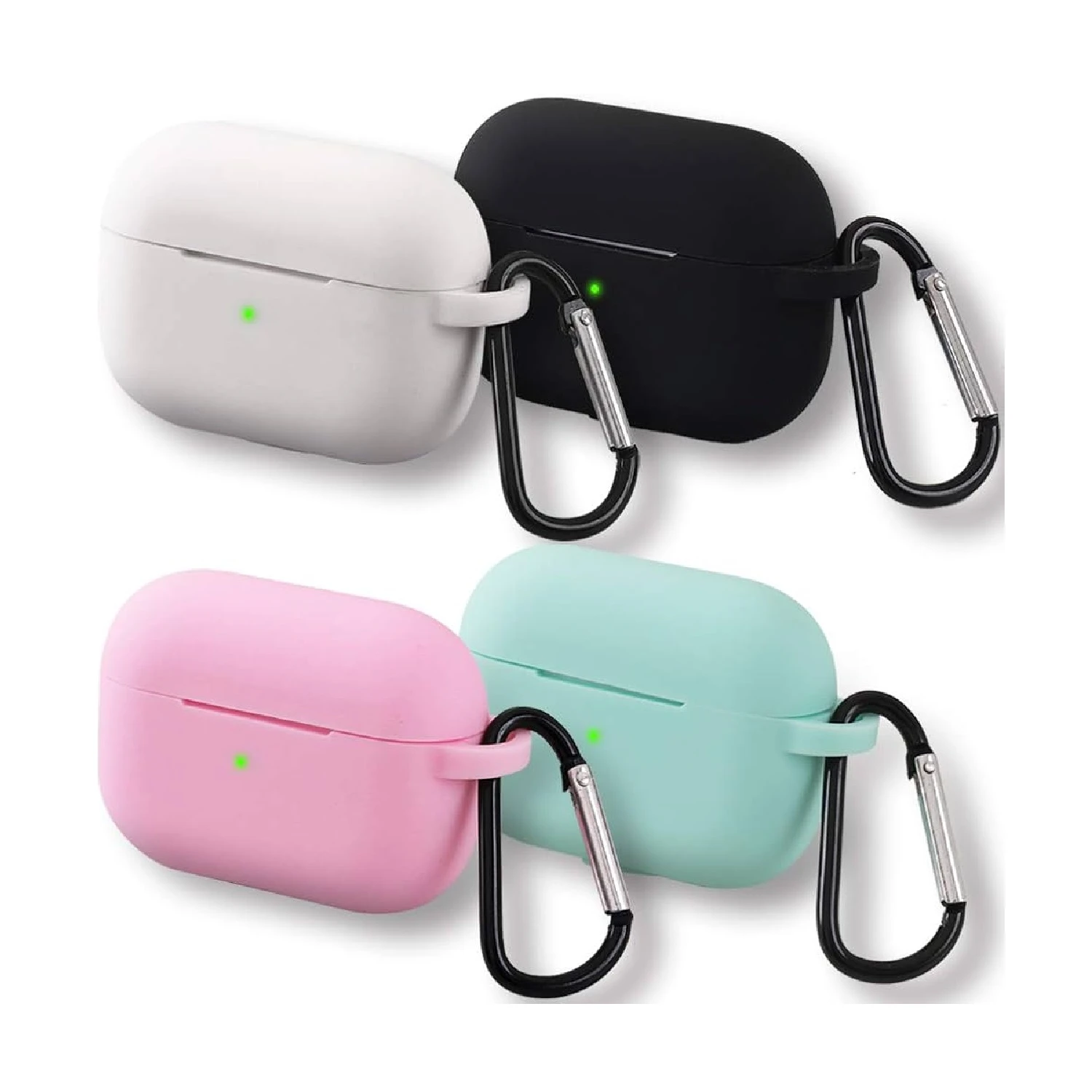 AirPods 4 Case 360 Protective Silicone Accessories Kit Compatible with Apple AirPods