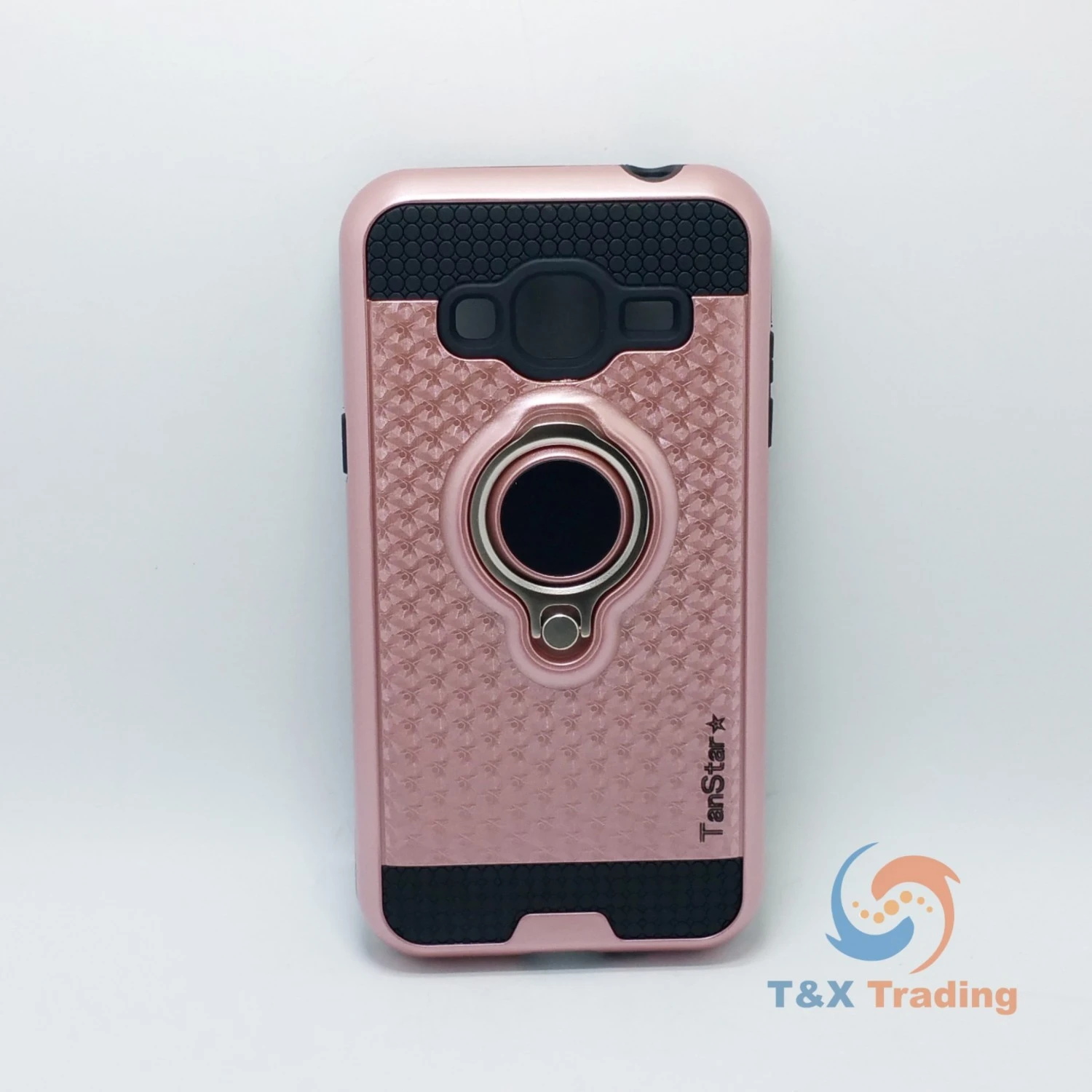 Samsung Galaxy J3 - TanStar Magnet Enabled Case with Ring Kickstand