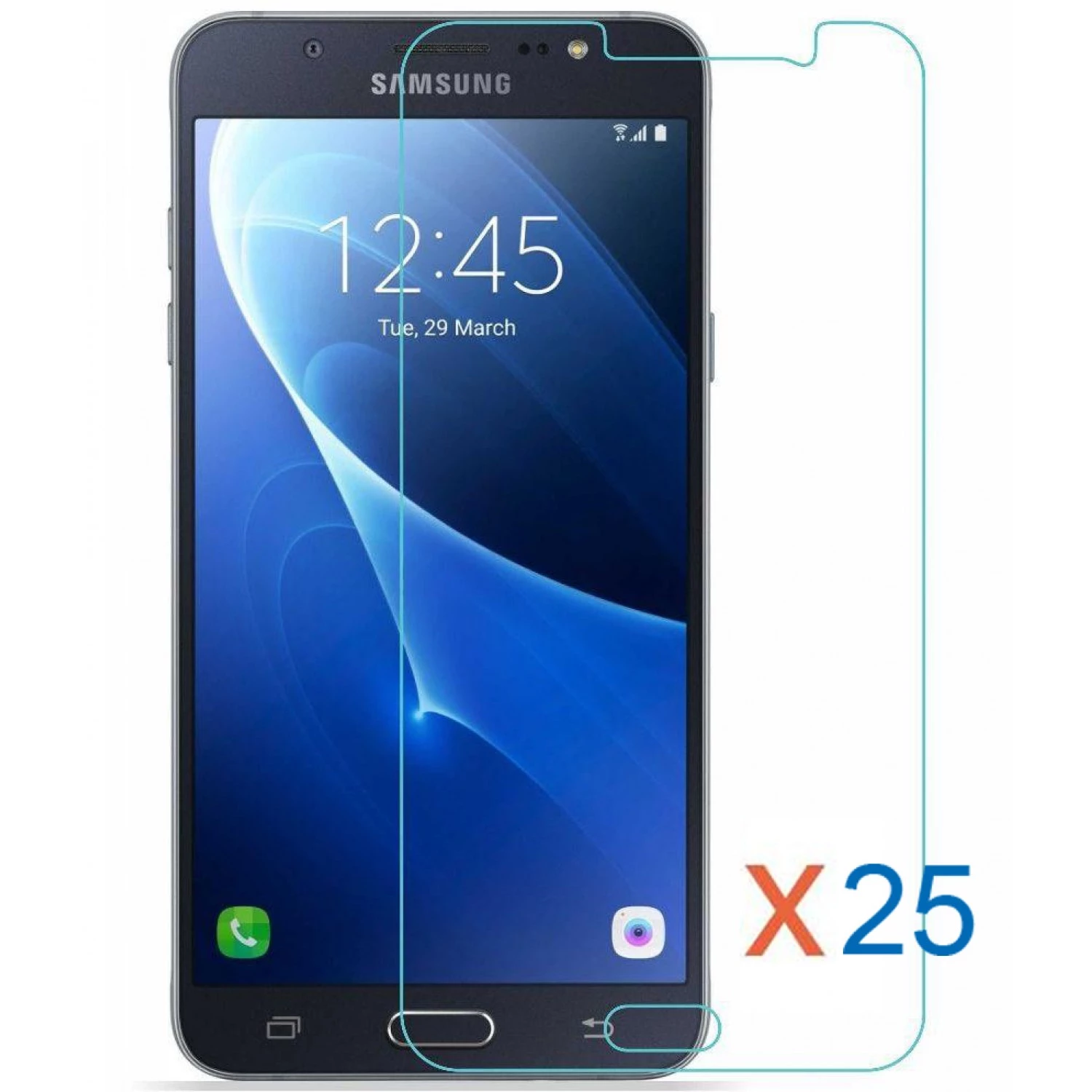 Samsung Galaxy J7 Bulk (25Pcs) Tempered Glass Screen Protector