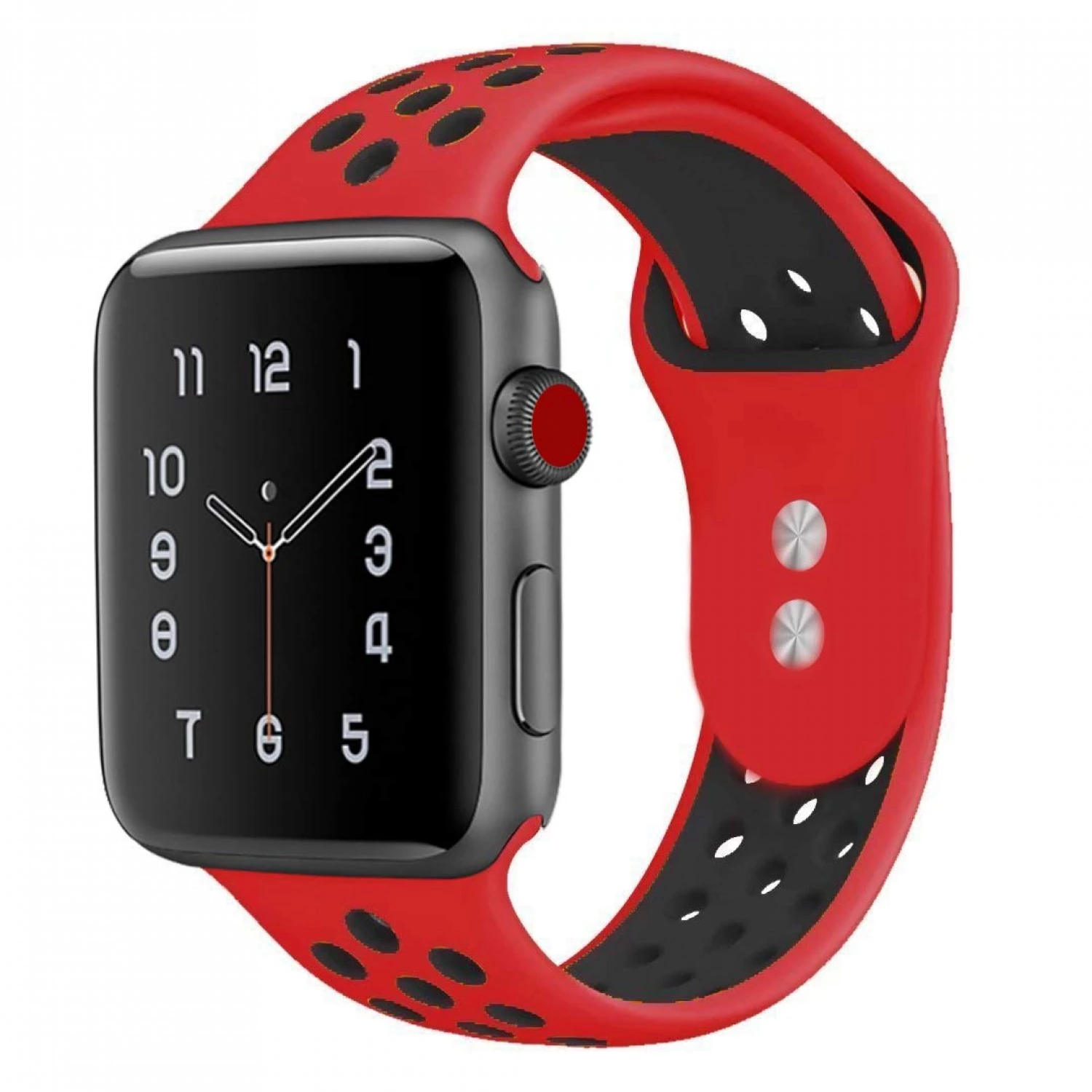 Apple iWatch 42mm / 44mm / 45mm / 49mm / 46mm ( Series 10 ) - Smart Watch Breathable Silicone Sport Band Strap (Mix Colors)