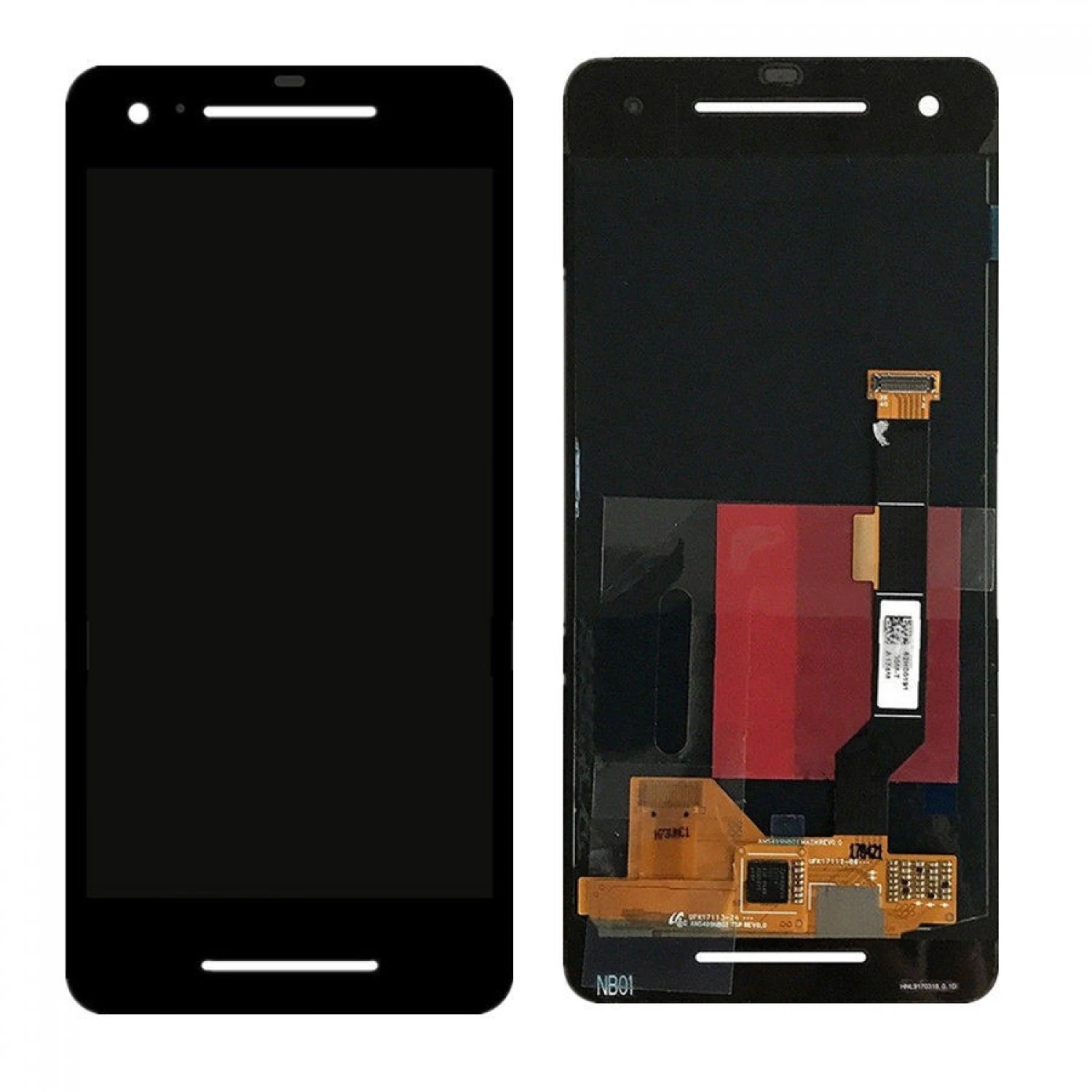 lcd digitizer assembly for Google Pixel 2 5" BLACK