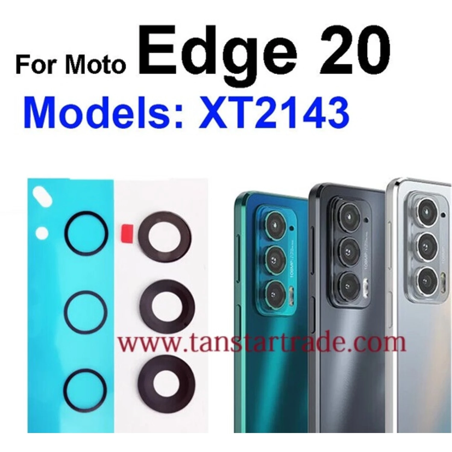 back camera LENS for Motorola Moto Edge 20 XT2143