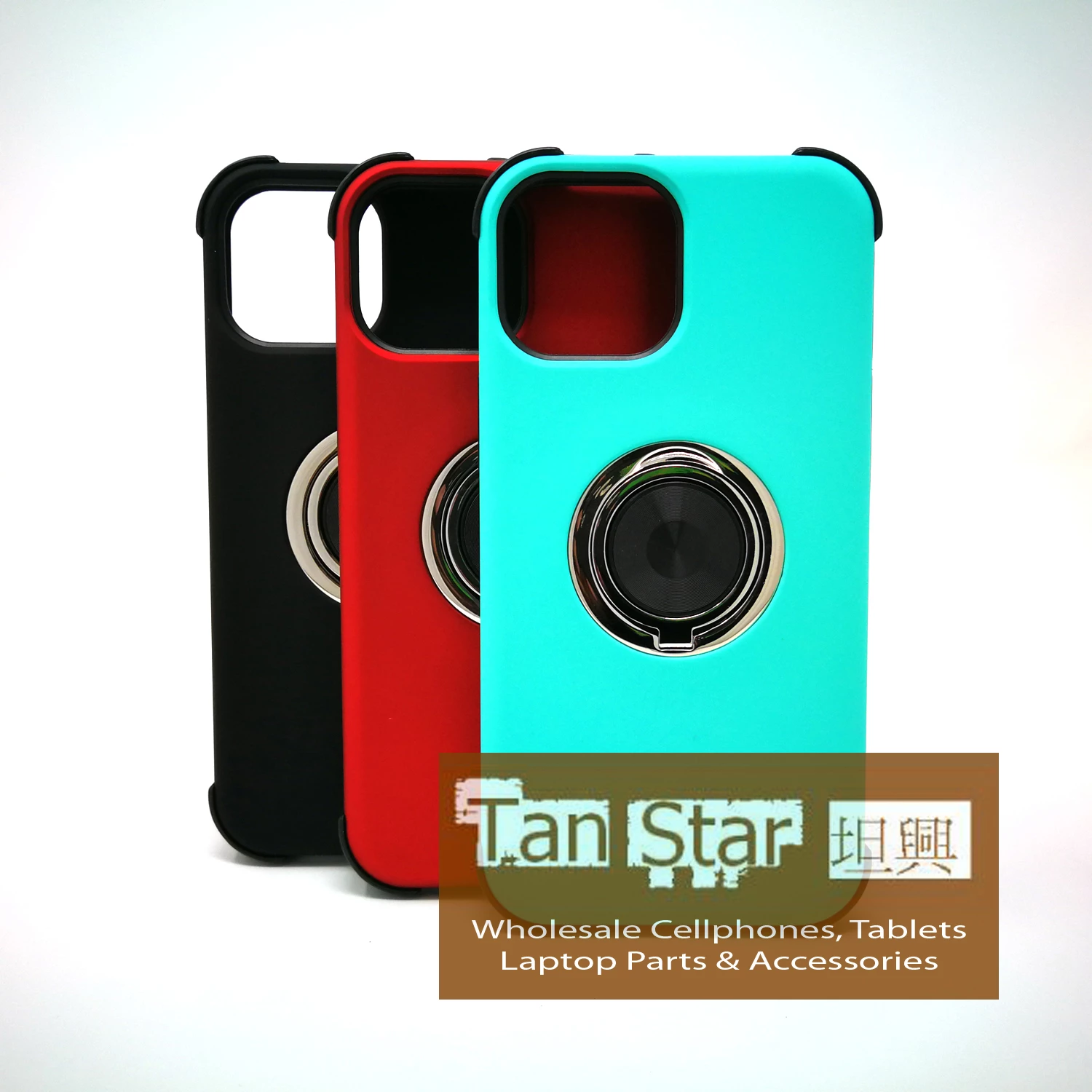 Apple iPhone 13 Mini - Silky Soft Magnet Enabled Case with Ring Kickstand