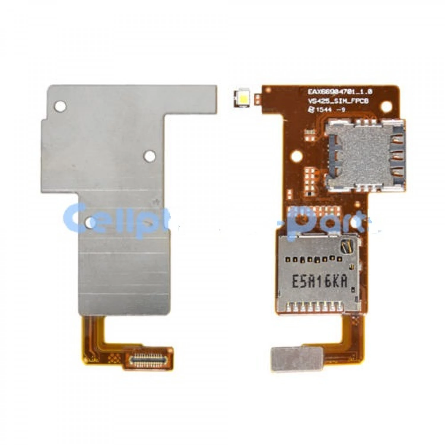 sim connector SD card connector flex for LG K4 K121